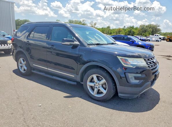 1FM5K8DH9HGA65829 2017 FORD EXPLORER Black Widok z przodu