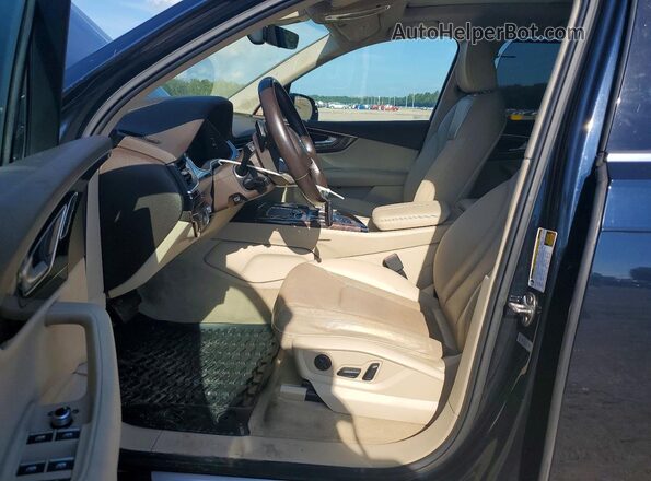 WA1VAAF77HD057274 2017 AUDI Q7 Blue Vista del salpicadero