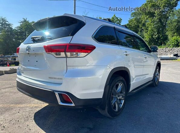 5TDDZRFH9JS890764 2018 TOYOTA HIGHLANDER White Delantero derecho