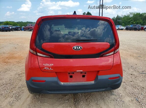 KNDJ23AU0M7750531 2021 KIA SOUL Red Вид ззаду