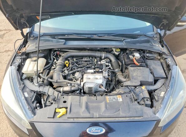 1FADP3FE2GL300560 2016 FORD FOCUS Black Engine compartment view