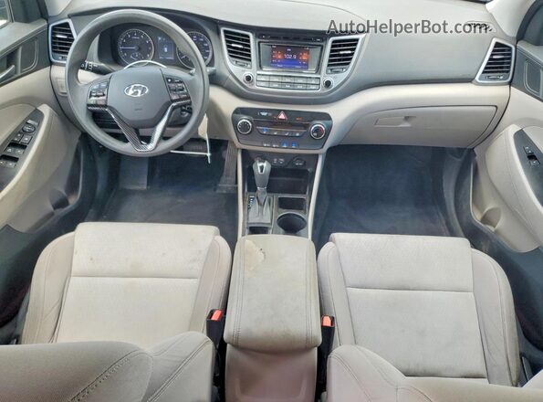 KM8J23A46GU127528 2016 HYUNDAI TUCSON Black Instrument cluster view
