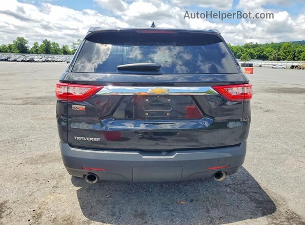 1GNERFKW9LJ166989 2020 CHEVROLET TRAVERSE Черный Вид салона спереди