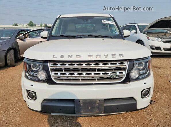 SALAK2V64GA790455 2016 LAND ROVER LR4 White Rear view