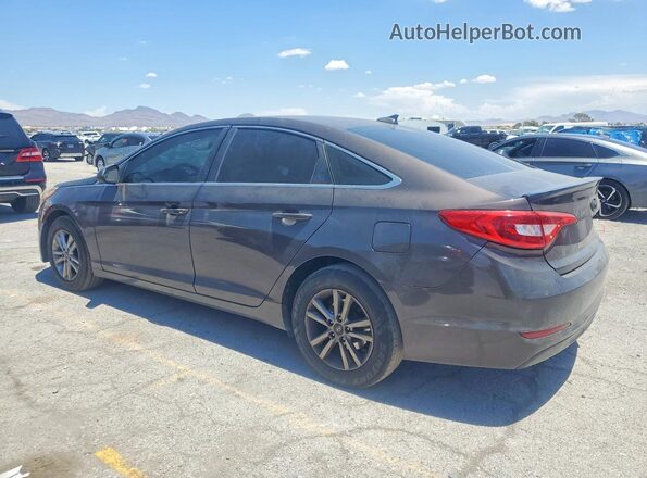 5NPE24AF5HH484336 2017 HYUNDAI SONATA Коричневый Задняя правая четверть