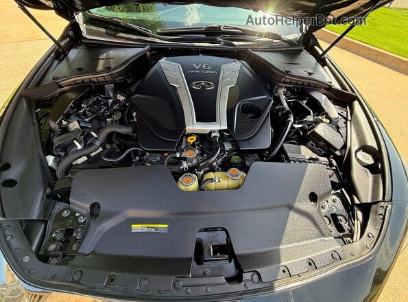 JN1EV7EL9JM391035 2018 INFINITI Q60 Black წინა პანელის ხედი