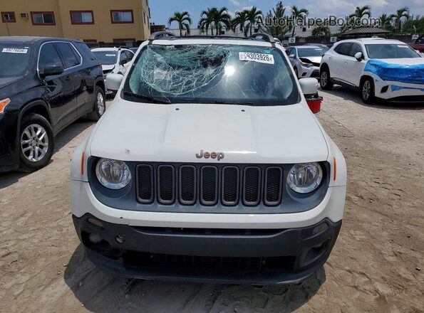 ZACCJABT2GPD02952 2016 JEEP RENEGADE White უკანა ხედი