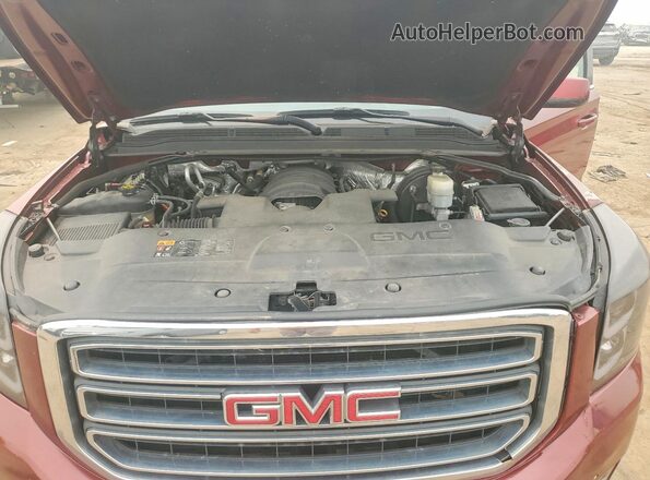 1GKS2GKC6GR436610 2016 GMC YUKON Maroon Vista de la etiqueta del VIN