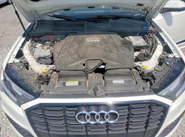 WA1LXAF75MD017081 2021 AUDI Q7 White Widok naklejki z numerem VIN