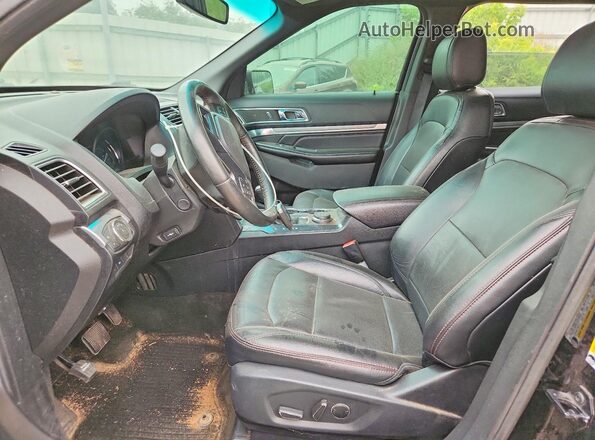 1FM5K8GT3GGA84584 2016 FORD EXPLORER Black Vista del salpicadero