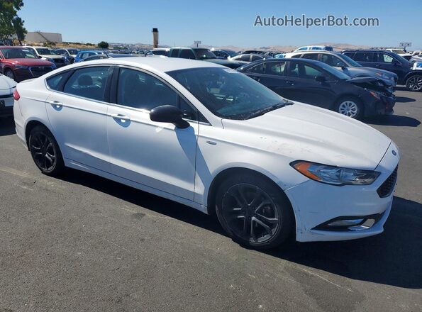 3FA6P0LUXHR300487 2017 FORD FUSION White Вид спереду