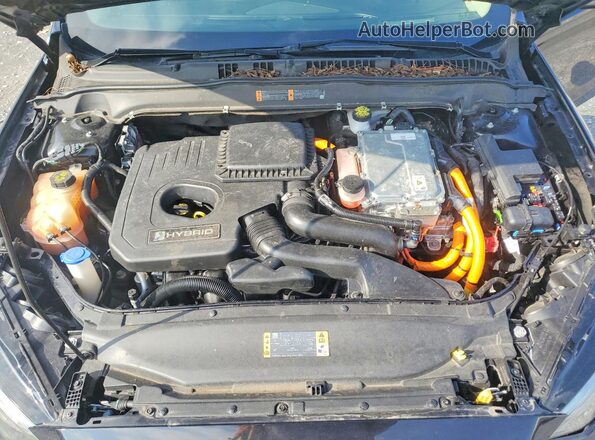 3FA6P0LU6KR269116 2019 FORD FUSION Black Vista del compartimento del motor