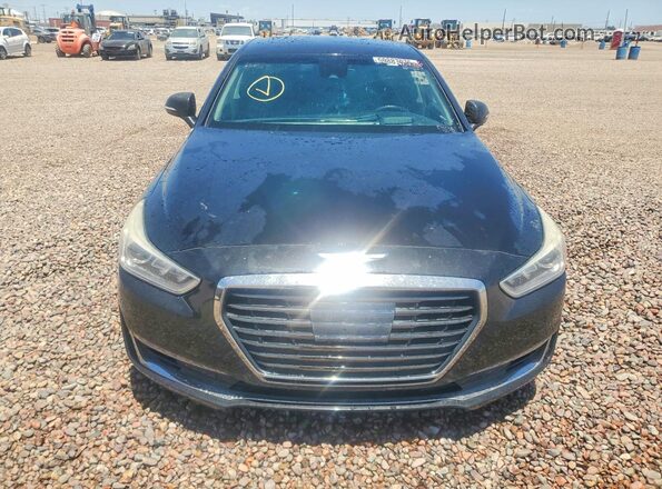 KMHG54JH4JU048005 2018 GENESIS G90 Black Вид ззаду