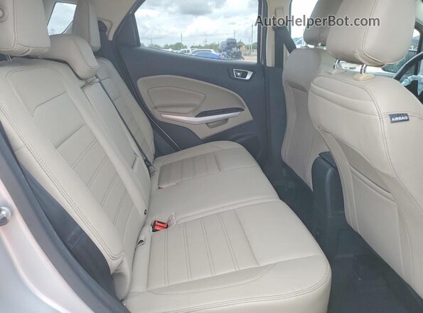 MAJ3S2KE8LC328593 2020 FORD ECOSPORT Silver ძრავის განყოფილების ხედი