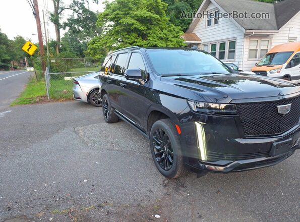 1GYS4FKL7PR104654 2023 CADILLAC ESCALADE Синий Задняя левая четверть