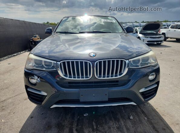 5UXXW3C55H0T78038 2017 BMW X4 Gray Widok z tyłu