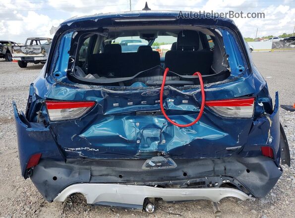 1FMCU9DZ9LUB33993 2020 FORD ESCAPE Blue Вид салону спереду