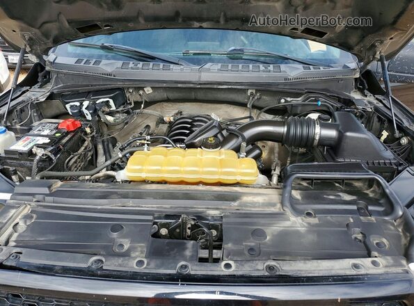 1FTEW1E52LKD43058 2020 FORD F150 Black Engine compartment view