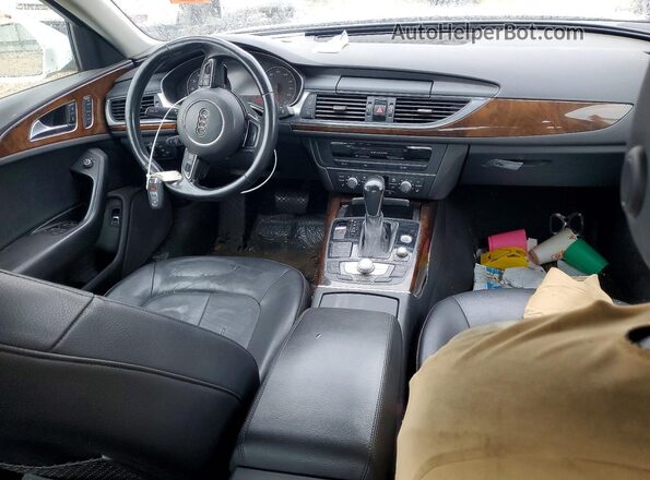 WAUC8AFC8HN098008 2017 AUDI A6 White ხელსაწყოთა პანელის ხედი