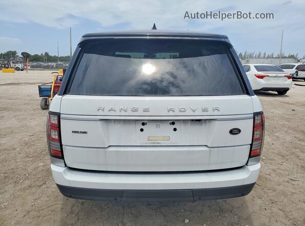 SALGS2FK5HA344032 2017 LAND ROVER RANGE ROVER White Вид салону спереду