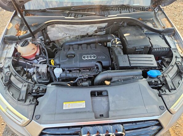 WA1GFCFS6GR011303 2016 AUDI Q3 Silver Vista de la etiqueta del VIN