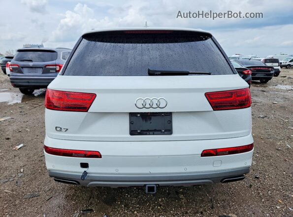 WA1LHAF77KD017853 2019 AUDI Q7 White Widok wnętrza z przodu