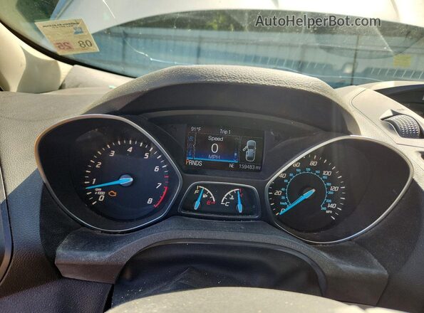 1FMCU0F77GUB79545 2016 FORD ESCAPE Silver Rear interior view