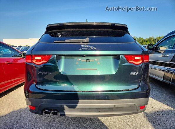 SADCJ2BN5HA085409 2017 JAGUAR F-PACE Green Widok wnętrza z przodu
