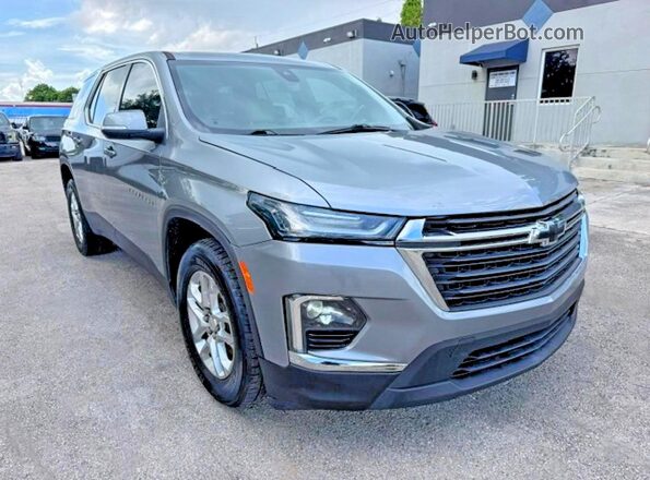 1GNERFKW3PJ223449 2023 CHEVROLET TRAVERSE Gray Դիմացի տեսք
