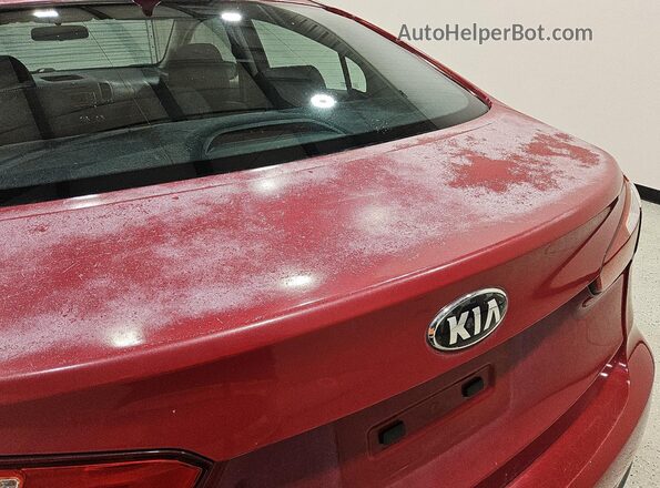 KNAFK4A64G5562377 2016 KIA FORTE Red 