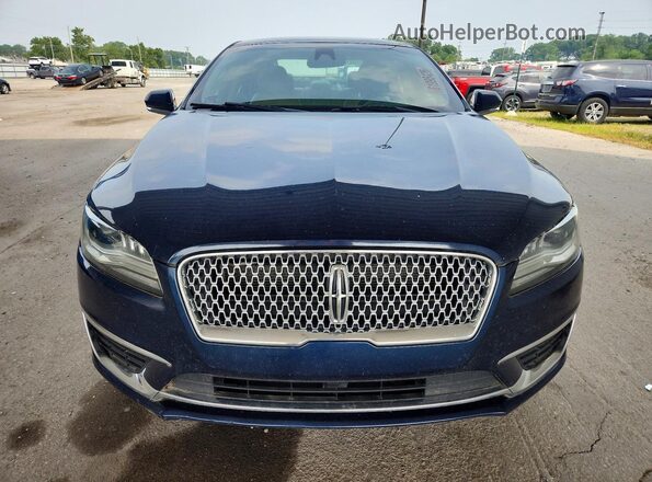3LN6L5F96HR639463 2017 LINCOLN MKZ Blue Widok z tyłu