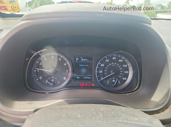 KM8K33A59KU269939 2019 HYUNDAI KONA Charcoal Vista de los asientos traseros