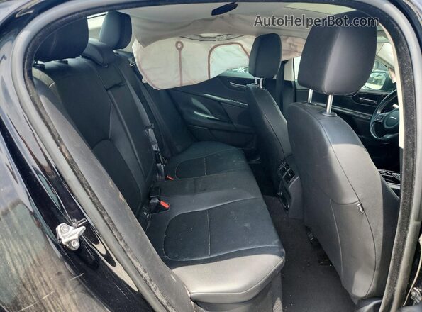 SAJAD4FX0JCP28438 2018 JAGUAR XF Black Հետևի նստատեղերի տեսք