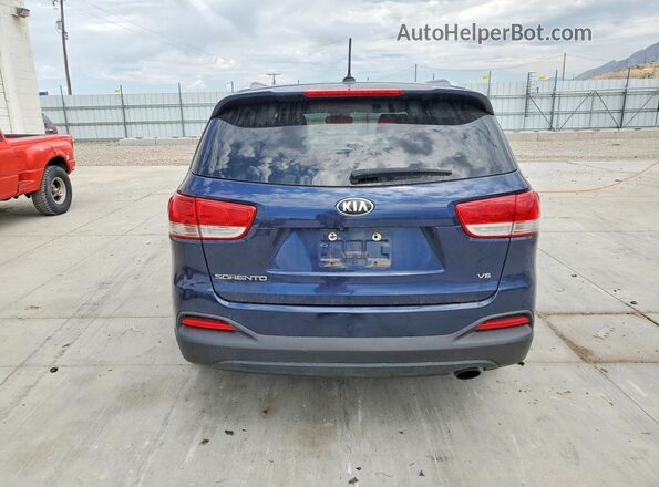 5XYPGDA57HG208250 2017 KIA SORENTO Blue Widok wnętrza z przodu