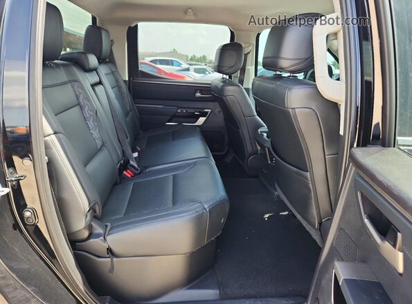 5TFJA5AB7NX005192 2022 TOYOTA TUNDRA Black Rear interior view