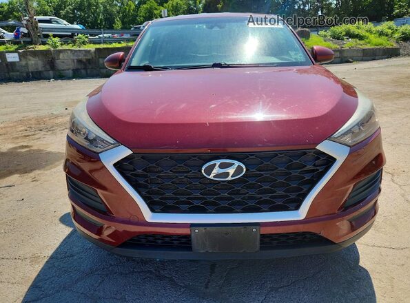 KM8J2CA45KU873719 2019 HYUNDAI TUCSON Red Rear view