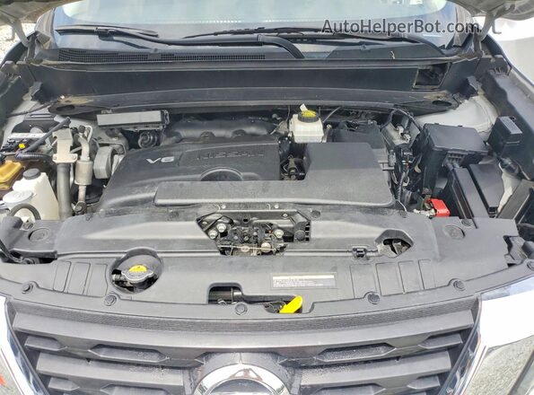 5N1DR2BN4LC585420 2020 NISSAN PATHFINDER Silver VIN კოდის სტიკერის ხედი