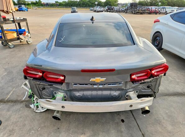1G1FB1RX3L0135268 2020 CHEVROLET CAMARO Gray Vista interior delantera