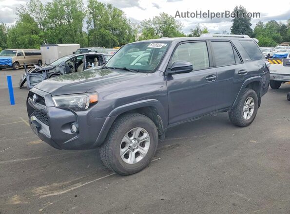 JTEBU5JR8J5489139 2018 TOYOTA 4RUNNER Серый Задняя левая четверть