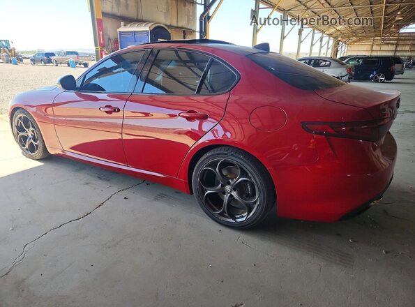 ZARFAECN8J7595755 2018 ALFA ROMEO GIULIA Red უკანა მარჯვენა