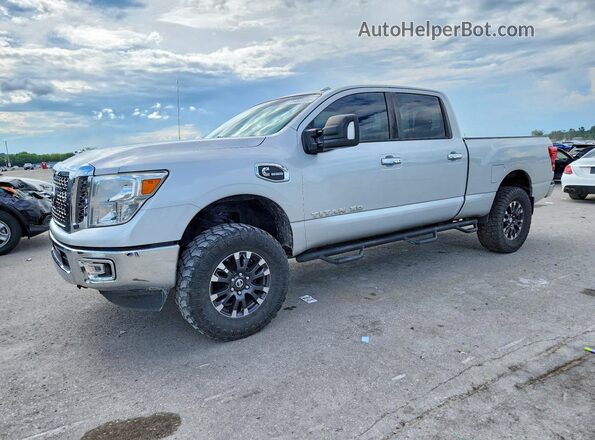 1N6BA1F33HN568820 2017 NISSAN TITAN Silver Հետևի ձախ