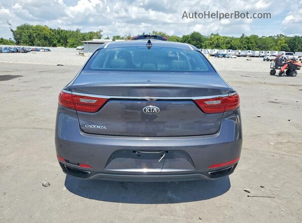 KNALB4J13H5042891 2017 KIA CADENZA Gray Vista interior delantera