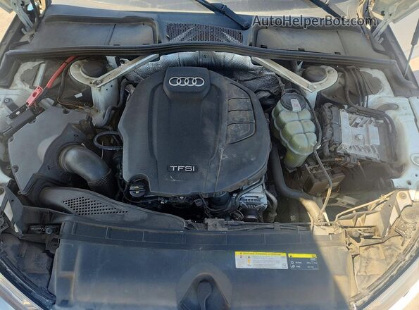 WAUENAF44HN025213 2017 AUDI A4 White Вид підкапотного простору