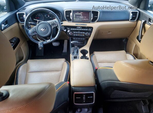 KNDPR3A63K7524035 2019 KIA SPORTAGE Gray Vista del cuadro de instrumentos