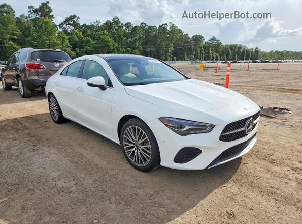W1K5J4HB8SN498170 2025 MERCEDES-BENZ CLA-CLASS White Вид спереду