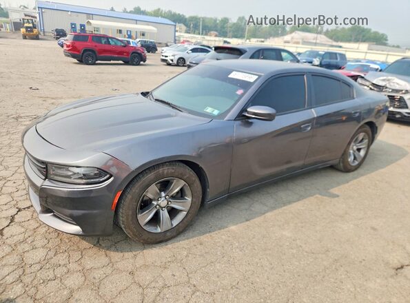 2C3CDXHG2GH317512 2016 DODGE CHARGER Gray Задня ліва чверть