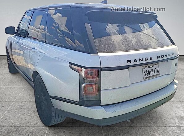 SALGR2RV5JA501596 2018 LAND ROVER RANGE Белый Передняя правая четверть