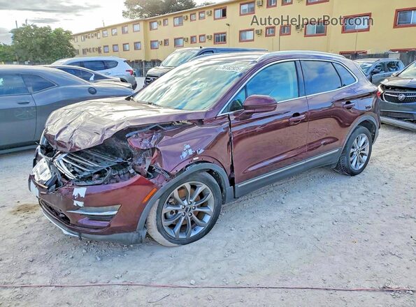 5LMCJ2C98HUL32796 2017 LINCOLN MKC Бордовый Задняя левая четверть