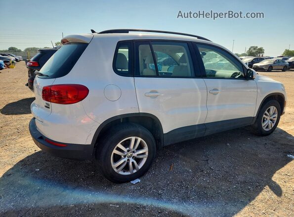 WVGBV7AXXHW510908 2017 VOLKSWAGEN TIGUAN Белый Передняя правая четверть