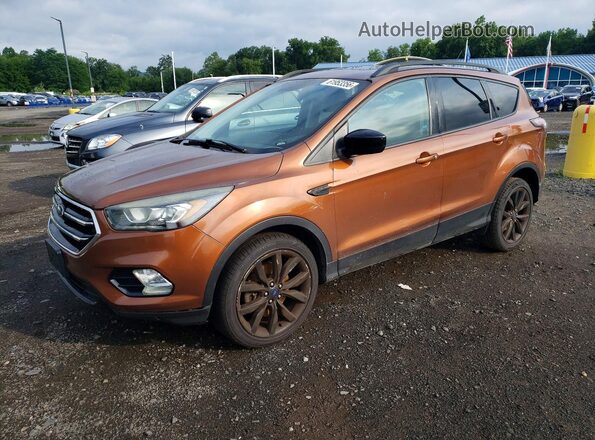 1FMCU9G9XHUB48182 2017 FORD ESCAPE Orange Trasero izquierdo